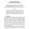 Sweep synchronization as a global propagation mechanism