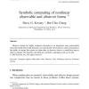 Symbolic computing of nonlinear observable and observer forms