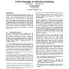Symmetric behavior-based trust: a new paradigm for internet computing
