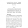 Symmetric functions, generalized blocks, and permutations with restricted cycle structure