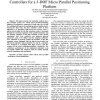 Synthesis and comparison of fine actuator controllers for a 3-DOF micro parallel positioning platform