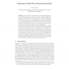 Synthesis for Structure Rewriting Systems