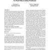 Synthesizing a representative critical path for post-silicon delay prediction