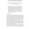 Synthesizing Concurrency Control Components from Process Algebraic Specifications