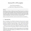 System BV is NP-complete