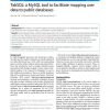 TabSQL: a MySQL tool to facilitate mapping user data to public databases