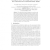 Tackling the Error Correcting Code Problem Via the Cooperation of Local-Search-Based Agents