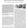 Tactile Sensing-Based Control Architecture in Multi-Fingered Arm for Object Manipulation