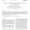 Target motion analysis and track association with a network of proximity sensors