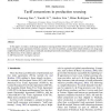 Tariff concessions in production sourcing