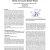 Tasking networked CCTV cameras and mobile phones to identify and localize multiple people