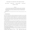 Tautologies over implication with negative literals