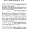 TCP Network Calculus: The case of large delay-bandwidth product