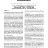Techniques for efficiently querying scientific workflow provenance graphs