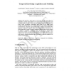 Temporal Knowledge Acquisition and Modeling
