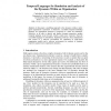 Temporal Languages for Simulation and Analysis of the Dynamics within an Organisation