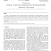 Temporal wavelet-based compression for 3D animated models