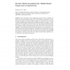 Terrain Model Acquisition by Mobile Robot Teams and n-Connectivity