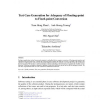Test Case Generation for Adequacy of Floating-point to Fixed-point Conversion