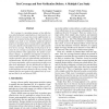 Test coverage and post-verification defects: A multiple case study