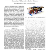 Test-environment based on a team of miniature walking robots for evaluation of collaborative control methods