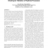 Test generation using SAT-based bounded model checking for validation of pipelined processors
