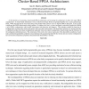 Testing and diagnosis of interconnect faults in cluster-based FPGA architectures