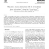 The Active Process Interaction with Its Environment