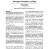 The ADO.NET entity framework: making the conceptual level real