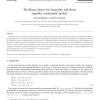 The Bayes factor for inequality and about equality constrained models