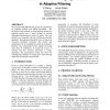 The Bias Problem and Language Models in Adaptive Filtering