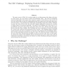 The CKC Challenge: Exploring Tools for Collaborative Knowledge Construction