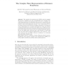 The Complex Wave Representation of Distance Transforms