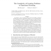 The Complexity of Counting Problems in Equational Matching