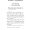 The Complexity of Iterated Belief Revision
