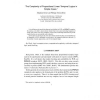 The Complexity of Propositional Linear Temporal Logics in Simple Cases
