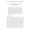 The Computational Complexity of Weak Saddles