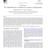 The computational role of dopamine D1 receptors in working memory
