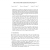 The Control of Synchronous Systems