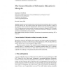 The Current Situation of Informatics Education in Mongolia