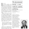 The Deconstructed Journal