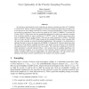 The DLT priority sampling is essentially optimal