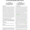 The 'Dresden Image Database' for benchmarking digital image forensics
