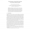 The Dynamics of Associative Learning in an Evolved Situated Agent