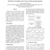 The Effect of Correlation on the Accuracy of Meta-Learning Approach