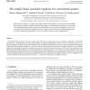 The explicit linear quadratic regulator for constrained systems