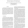 The Feature Signatures of Evolving Programs