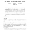 The Hardness of 3 - Uniform Hypergraph Coloring