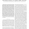 The Impact of Network Size and Mobility on Information Delivery in Cognitive Radio Networks