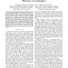 The Impact of Using Multiple Antennas on Wireless Localization